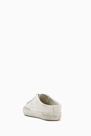 Super-Star Sabot Sneakers in Bio-based Leather & Suede