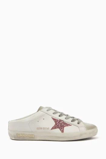 Super-Star Sabot Sneakers in Bio-based Leather & Suede