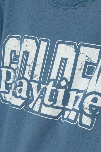 Logo-print T-shirt in Cotton-jersey