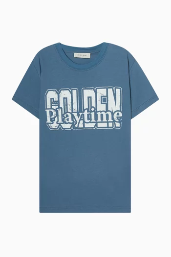 Logo-print T-shirt in Cotton-jersey