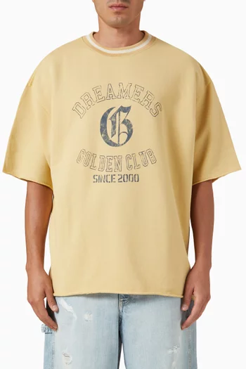 Logo Oversized T-shirt in Cotton