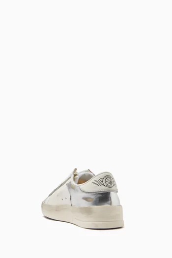 Stardan Sneakers in Metallic Leather
