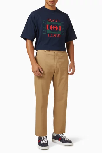 Logo T-shirt in Cotton Jersey