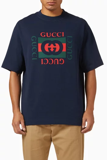 Logo T-shirt in Cotton Jersey