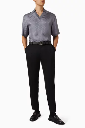 تي شيرت بولو بحرفي DG حرير جاكار