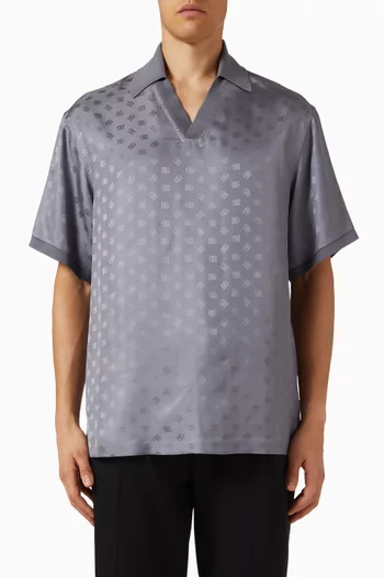 تي شيرت بولو بحرفي DG حرير جاكار