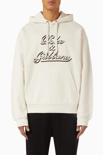 Logo Hoodie in Cotton