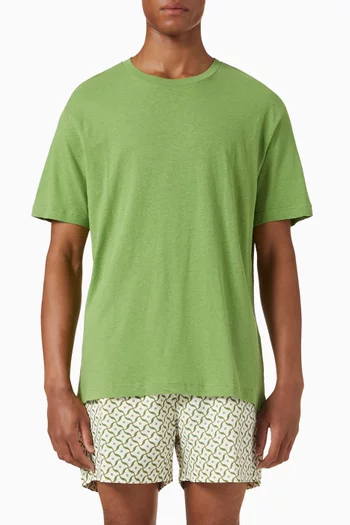Dinis T-shirt in Cotton & Linen