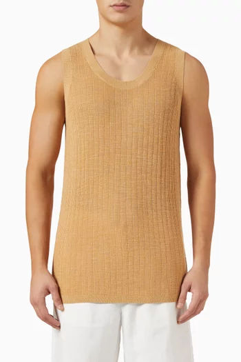 Prado Vest in Cotton-blend
