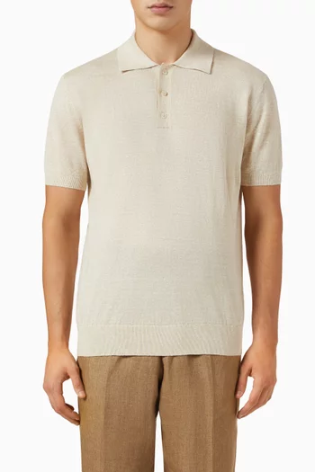 Vidal Polo Shirt in Linen