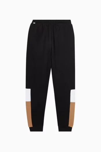 Colour-block Logo Sweatpants in Fleece