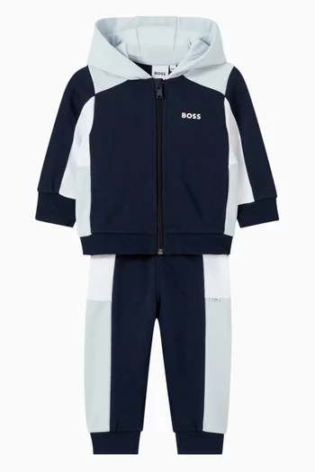 بنطال رياضي بتصميم مقسم بألوان صوف