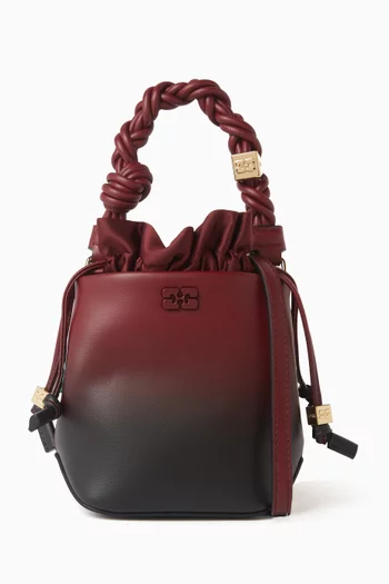 Mini Bou Bucket Bag in Gradient Leather