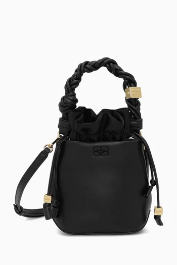 Mini Bou Bucket Bag in Recycled Leather