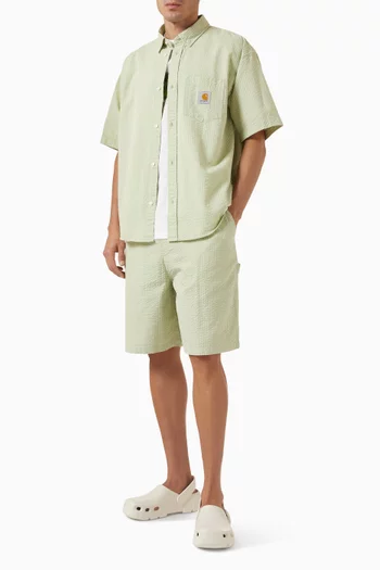 Toland Textured Shorts in Seersucker
