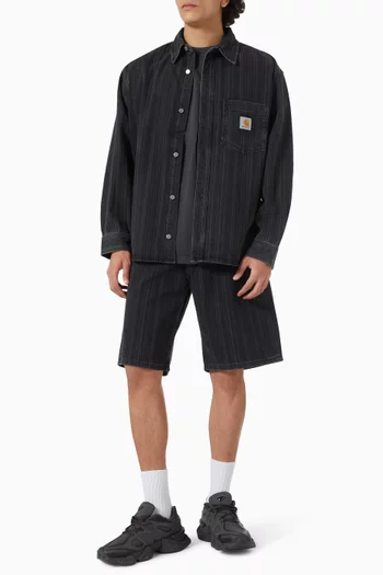 قميص بنمط جاكيت ريلان دينم