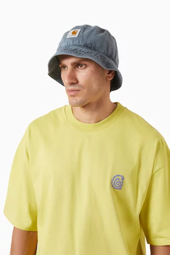 Tigan Bucket Hat in Denim