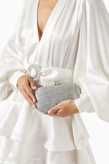 Seashell Box Clutch in Velvet