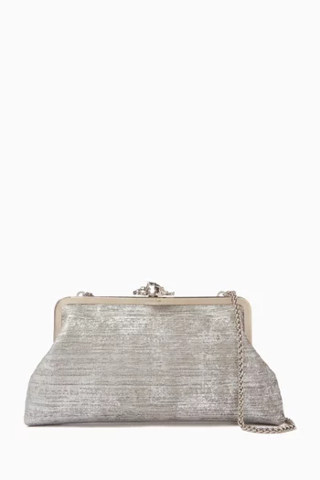 Seashell Classic Clutch in Velvet