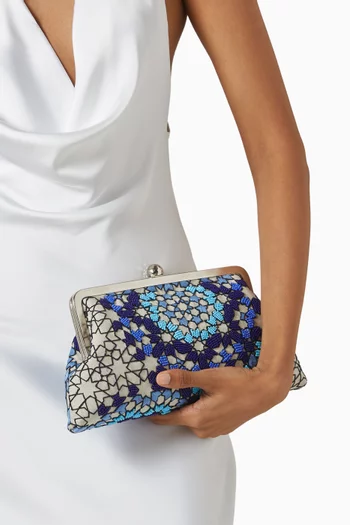 Arabesque Ocean Classic Clutch