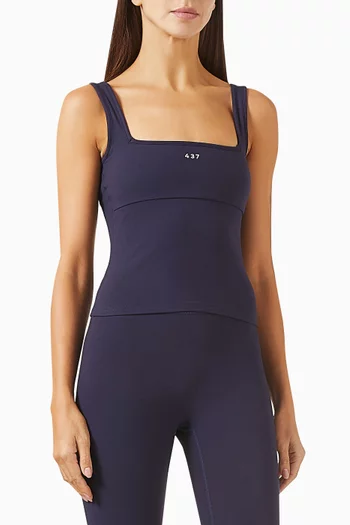 The Square Tank Top in Cloud™