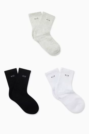 Logo Socks, Set of 3