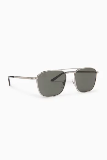 Aviator Sunglasses in Metal