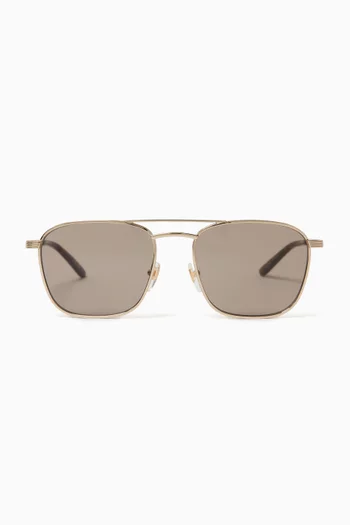 Aviator Sunglasses in Metal