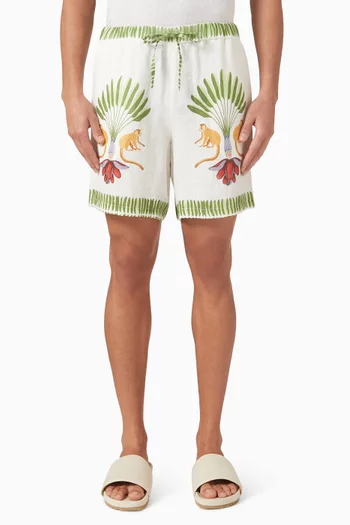 Titi Bermuda Shorts in Linen