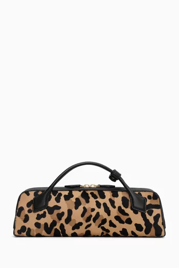 كلاتش لو تيكل ‏شمواه جلد عجل بنقشة جلد الحيوانات