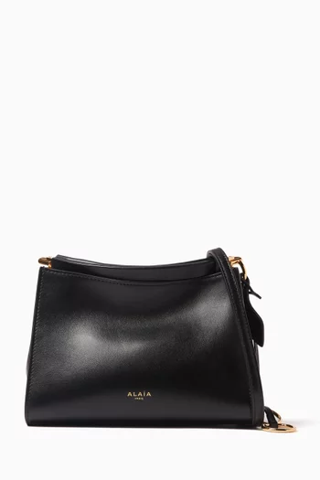 Small Le Click Square Bag in Leather