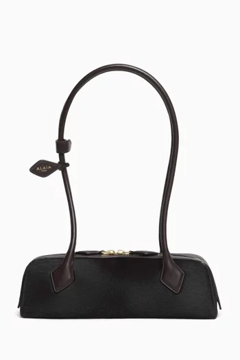 Small Le Teckel Shoulder Bag in Pony Hair