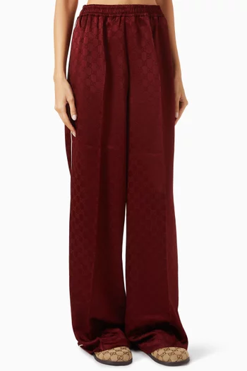 Track Pants in GG Viscose Jacquard