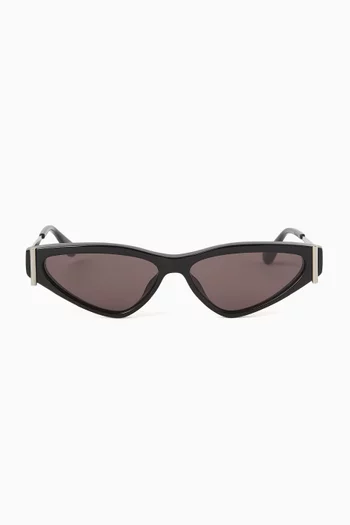 Irregular Sunglasses in Metal