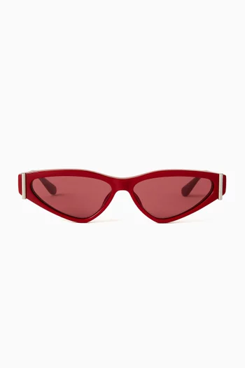 Cat-eye Sunglasses in Acetate