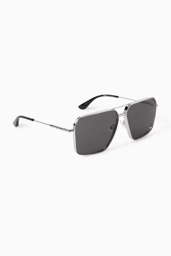 Aviator Sunglasses in Metal