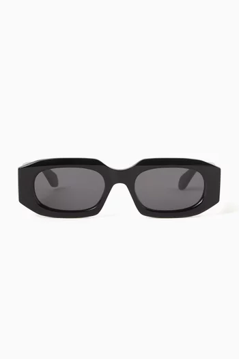 Rectangular Sunglasses in Acetate