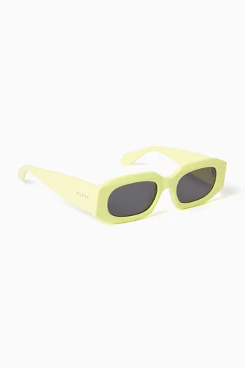 Rectangular Sunglasses in Acetate