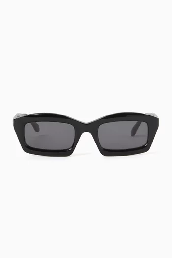 Rectangular Sunglasses in Acetate