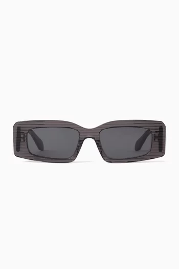 Rectangular Sunglasses in Acetate