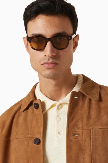 نظارة شمسية بإطار على شكل حرف D أسيتات