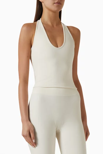The Halter Tank Top in Cloud™