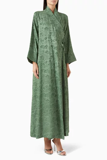 Tie Rope Abaya in Viscose