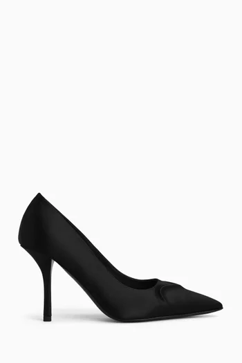 Le Cœur 3D Pumps in Satin