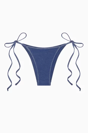 x Bella Hadid Mackenzie Bikini Briefs in Denim
