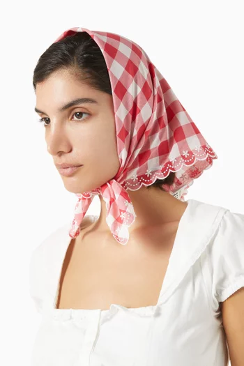 x Bella Hadid Little Miss Head Scarf in Cotton