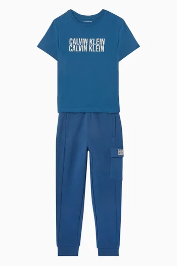 Logo Crew Neck T-shirt in Cotton