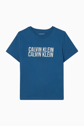 Logo Crew Neck T-shirt in Cotton