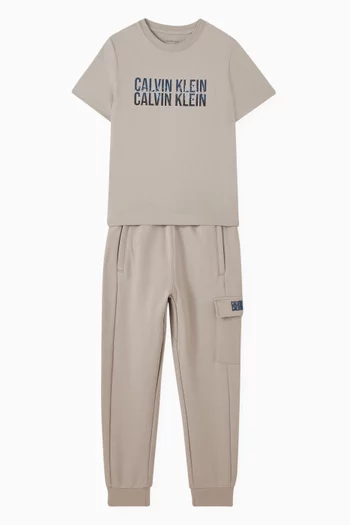 Logo Crew Neck T-shirt in Cotton