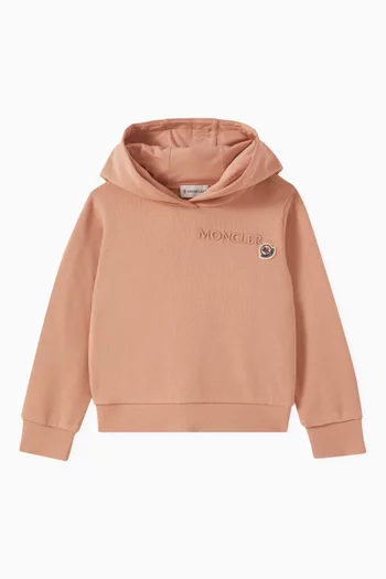 Graphic Logo Hoodie in Cotton